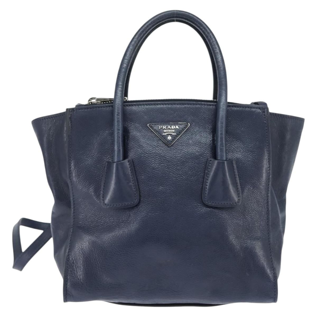 Prada Cuir Convertible Shopping Tote Leather