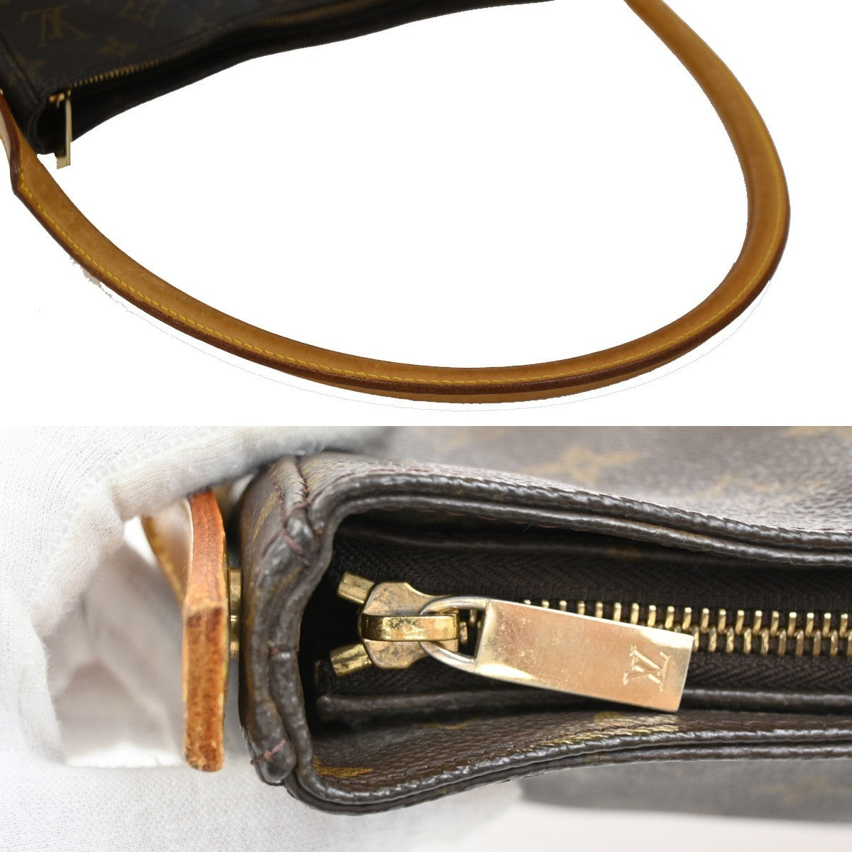 Louis Vuitton Looping Handbag Monogram Canvas