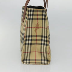 Burberry Top Handle Tote Haymarket Coated Canvas