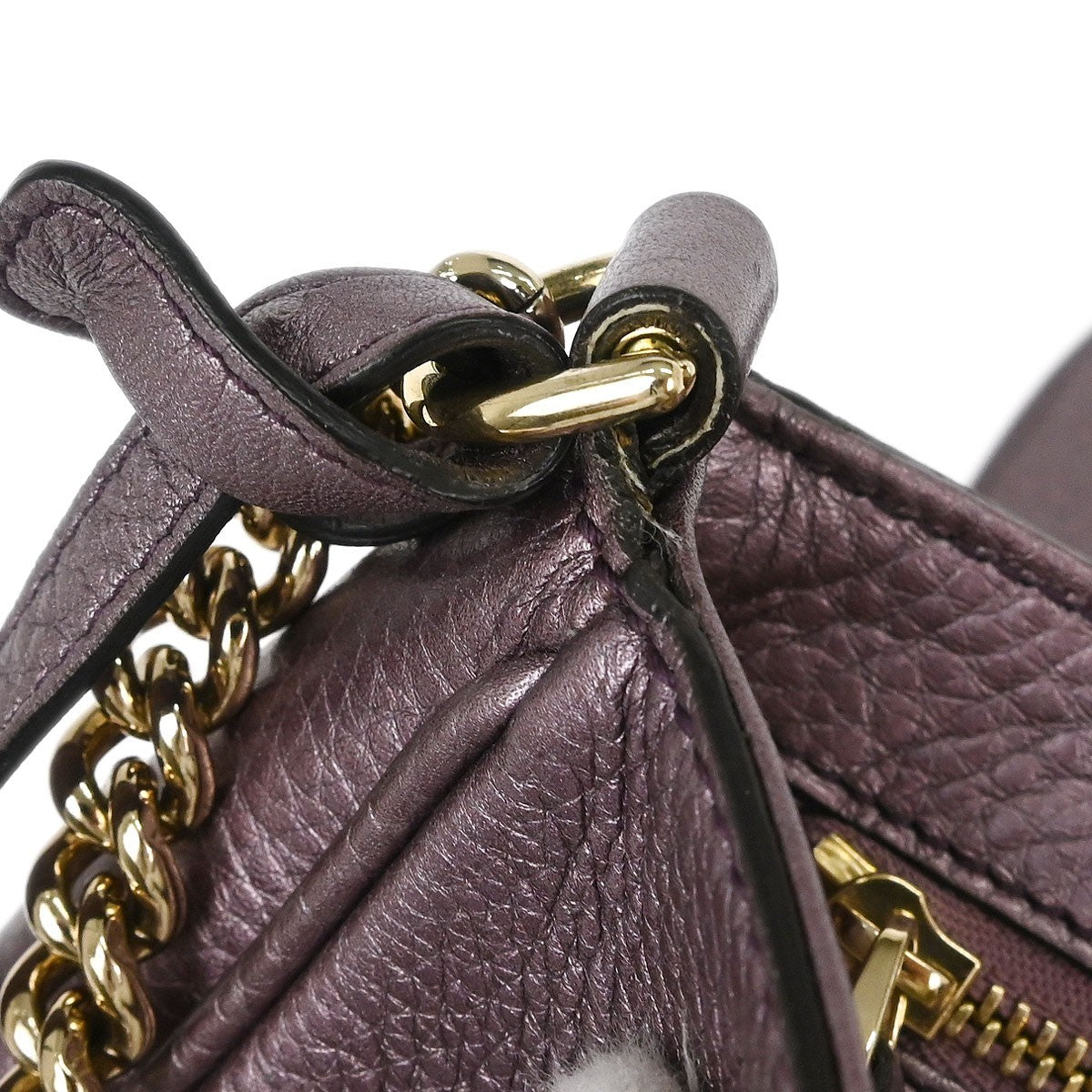 Gucci Soho Chain Crossbody Bag Leather
