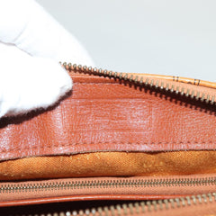 MCM Visetos Handbag Canvas and Leather