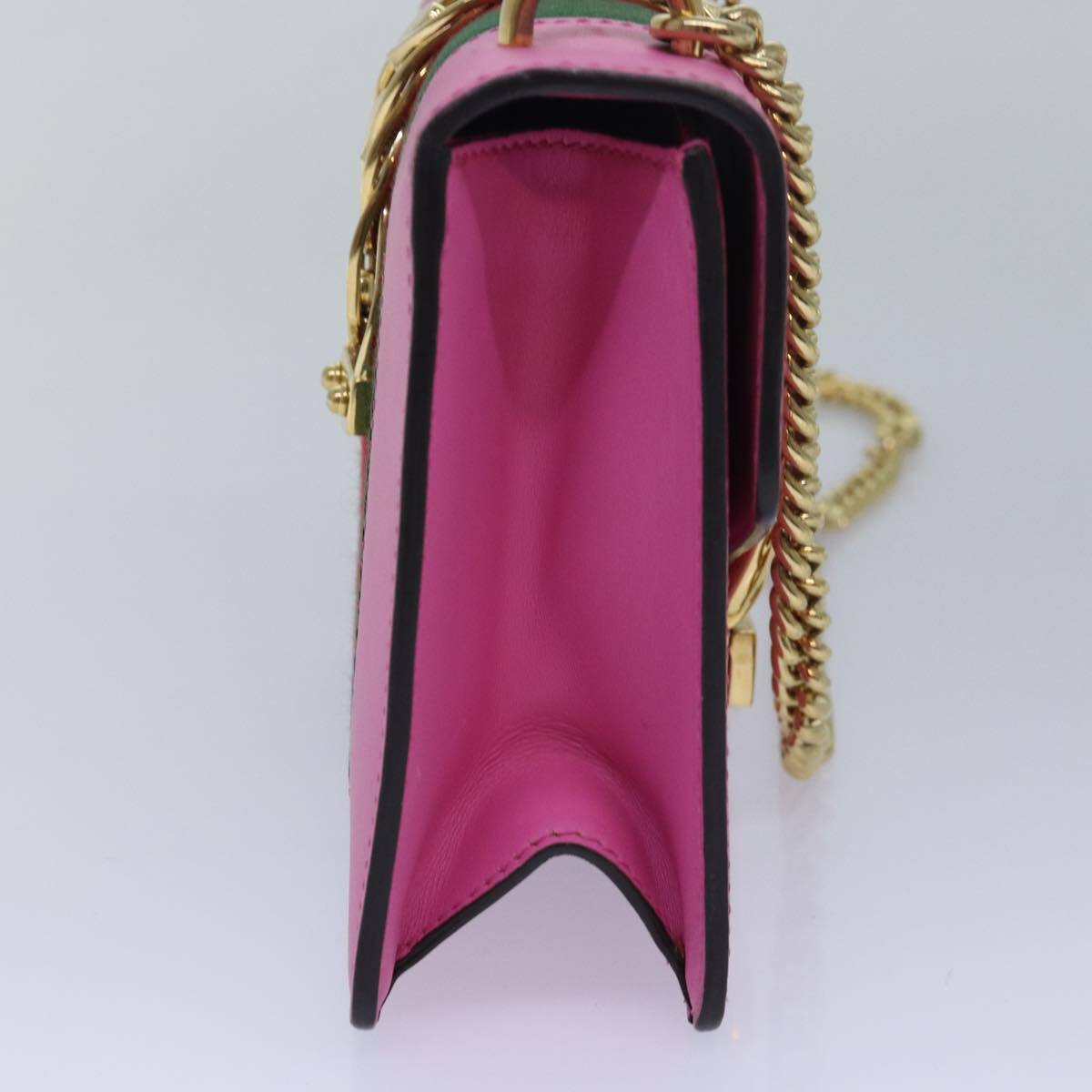 Gucci Sylvie Chain Shoulder Bag Leather