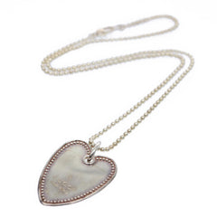 Gucci Heart Necklace Silver