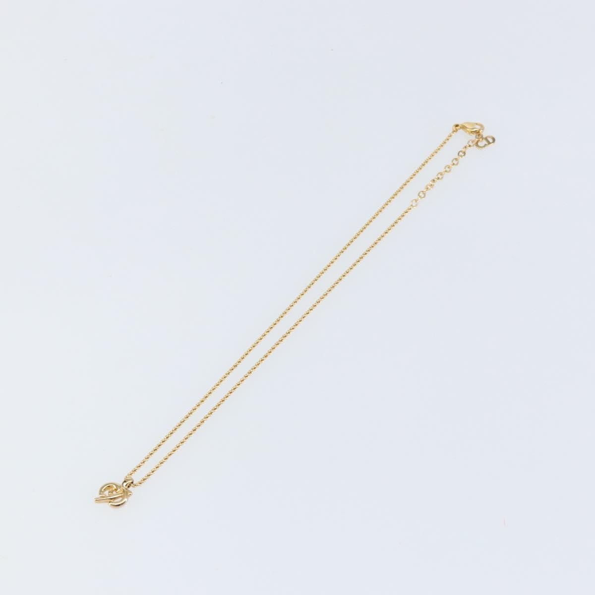 Christian Dior CD Logo necklace Metal