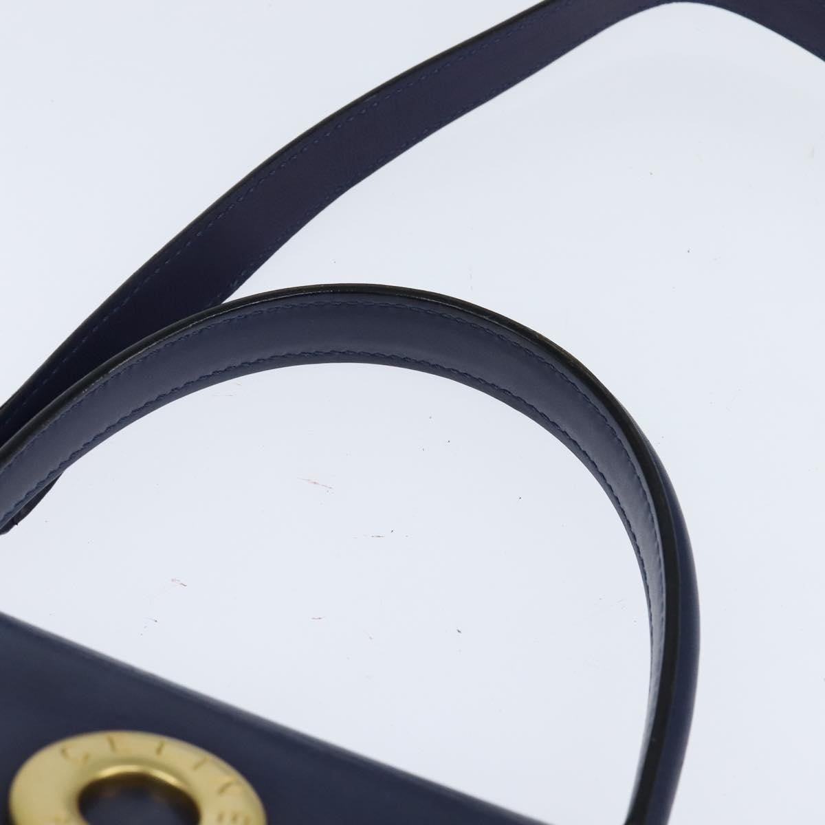 Celine Circle Logo Handbag Leather