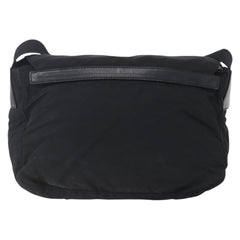Prada Double Buckle Flap Messenger Bag Tessuto