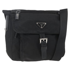 Prada Buckle Messenger Bag Tessuto