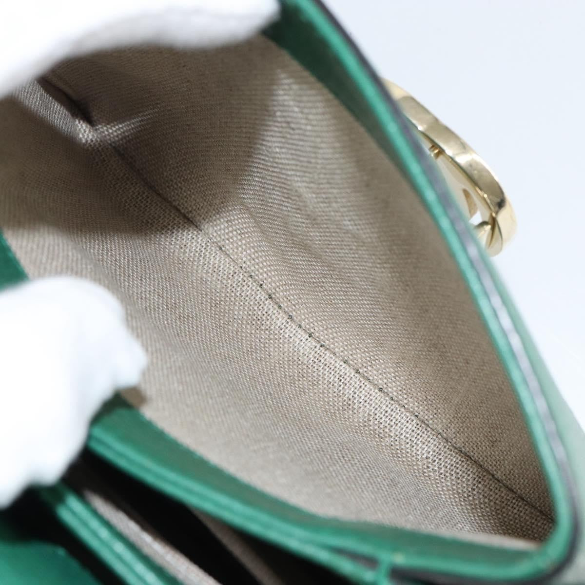 Gucci Interlocking Chain Crossbody Bag Leather