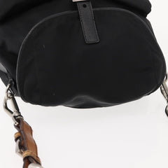Prada Double Pocket Shoulder Bag Tessuto