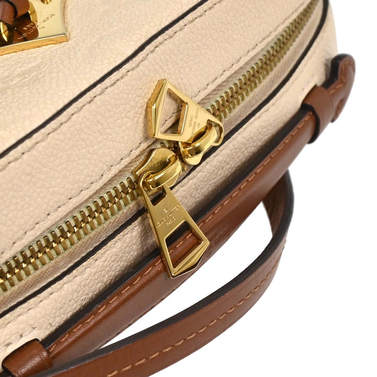 Louis Vuitton Saintonge Handbag Monogram Empreinte Leather