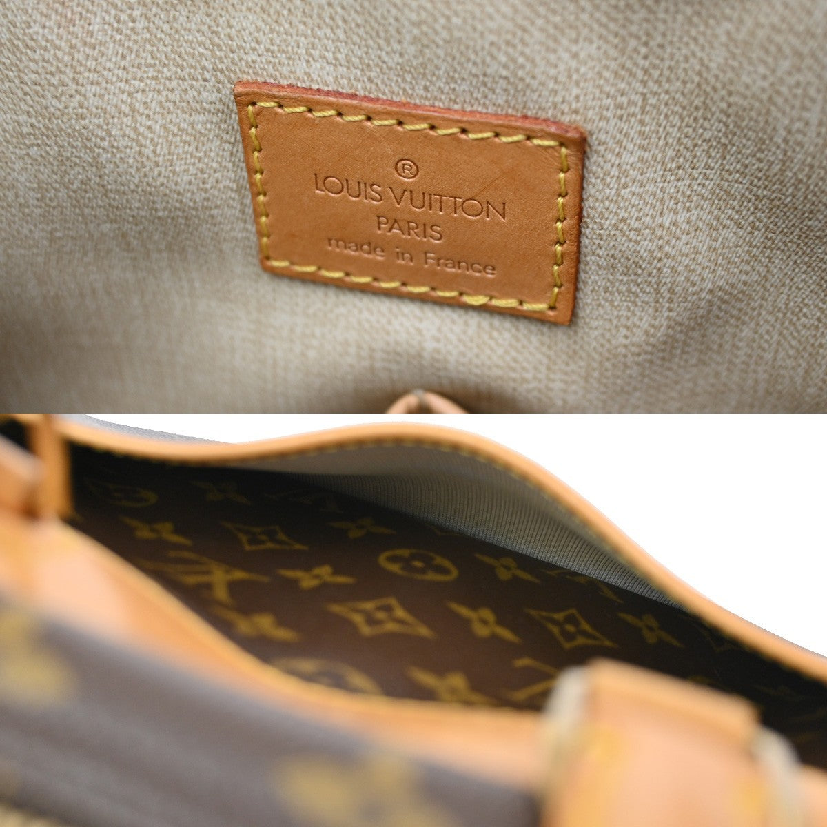 Louis Vuitton Trouville Handbag Monogram Canvas