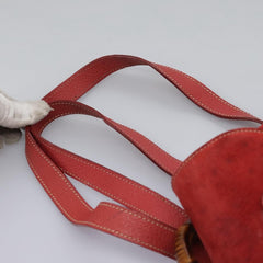 Gucci Vintage Bamboo Backpack Suede