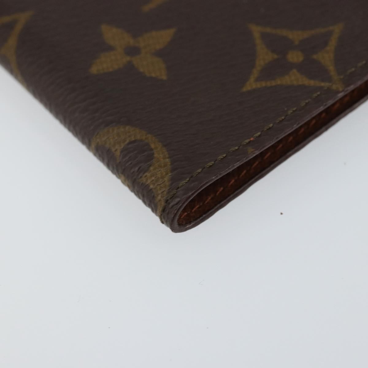 Louis Vuitton Porte Cartes Pression Card Case Monogram Canvas