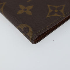 Louis Vuitton Porte Cartes Pression Card Case Monogram Canvas