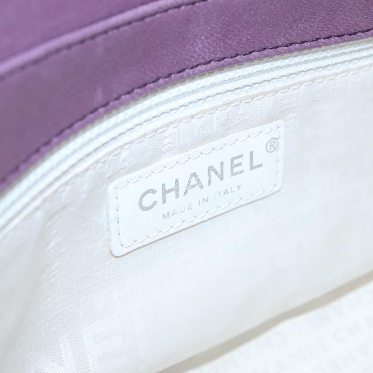 Chanel Crescent Chain Shoulder Bag Quilted Lambskin