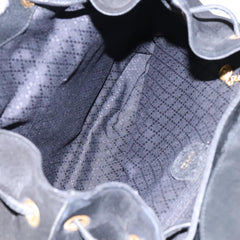 Gucci Vintage Bamboo Backpack Suede