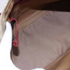 Celine Vintage Macadam Handbag Canvas and Leather