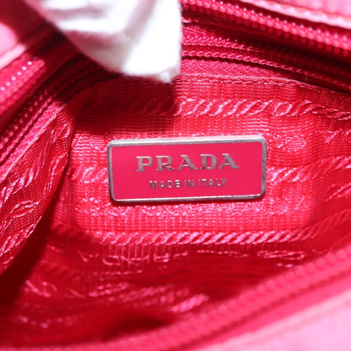 Prada Bow Convertible Tote Tessuto