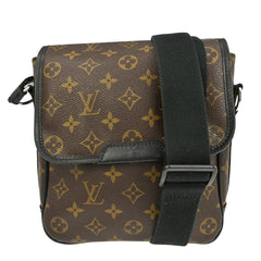 Louis Vuitton Bass Messenger Bag Macassar Monogram Canvas
