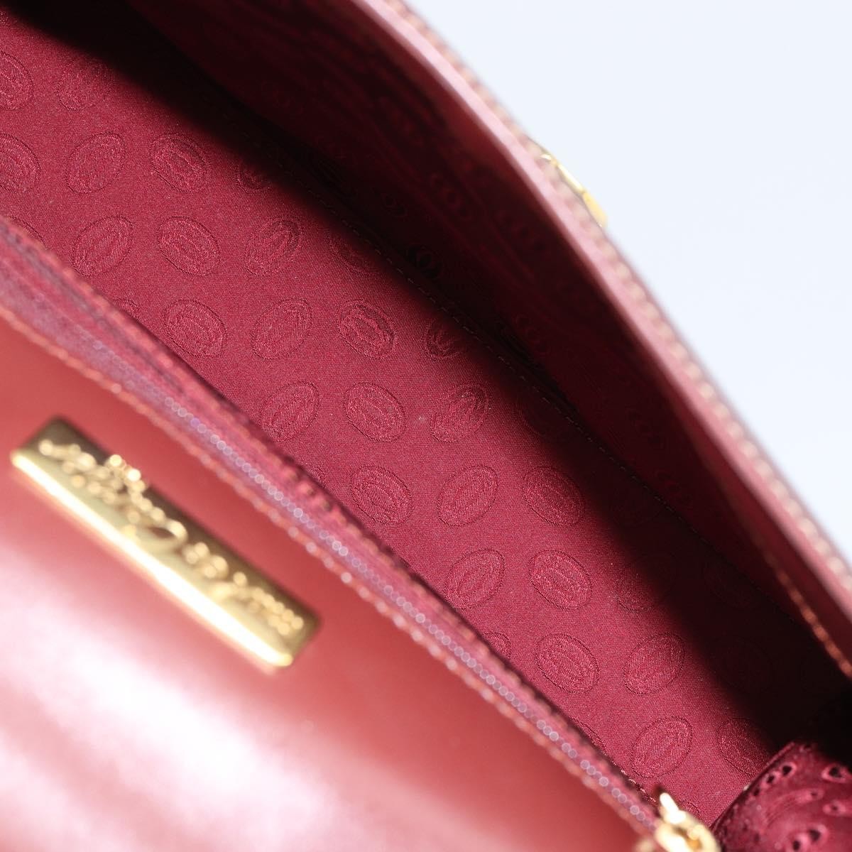 cartier Must de cartier 2C logo Hand Bag Leather