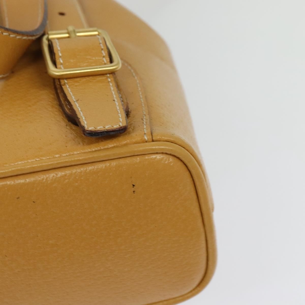 Gucci Vintage Bamboo Backpack Leather