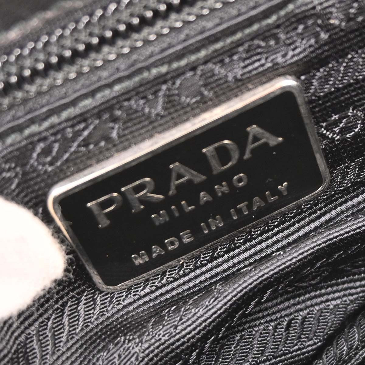 Prada Double Zip Crossbody Bag Tessuto