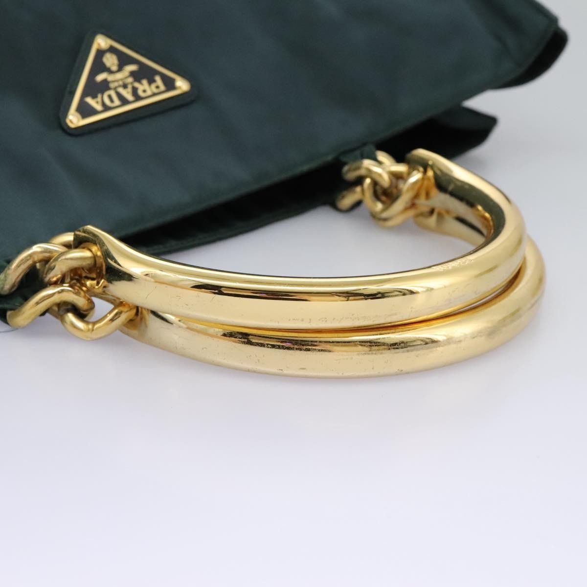 Prada Metal Handles Tote Tessuto