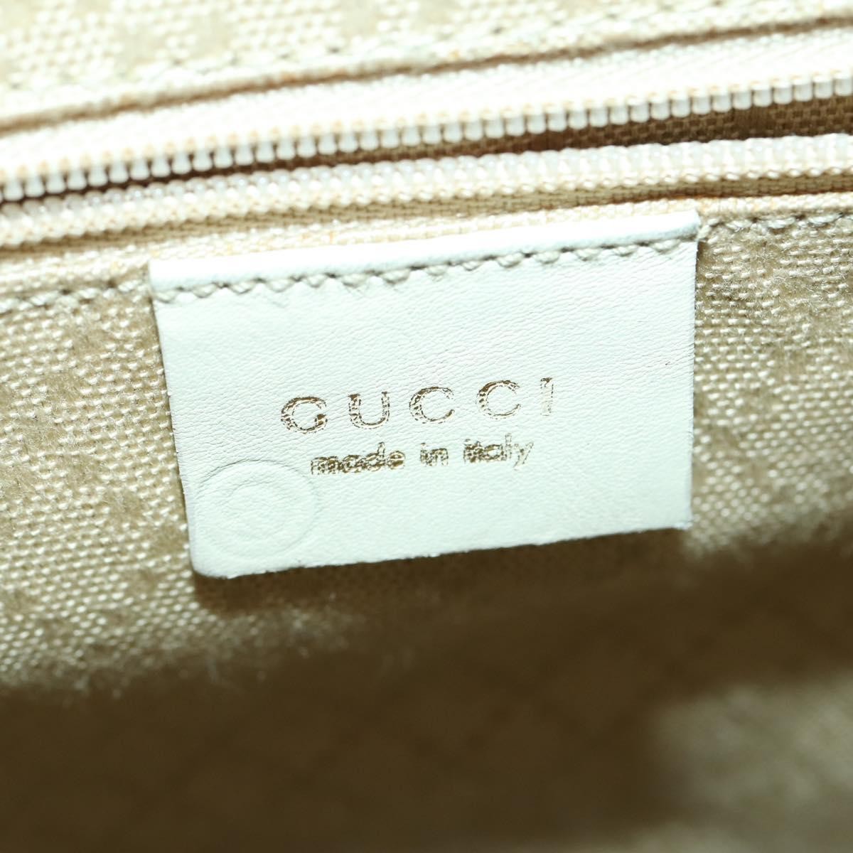 Gucci Vintage Bamboo Backpack Leather