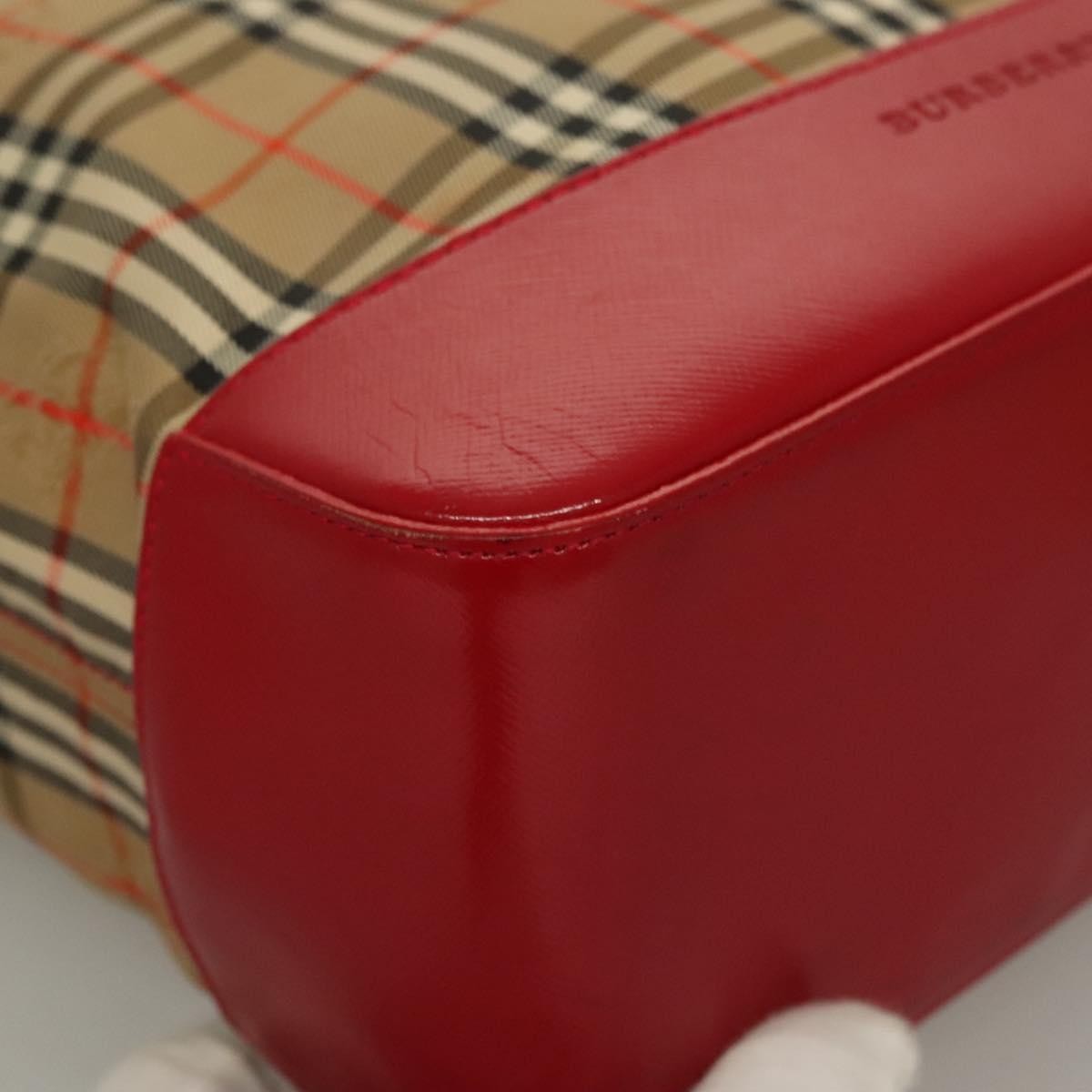 Burberry Nova Check Tote canvas check pattern