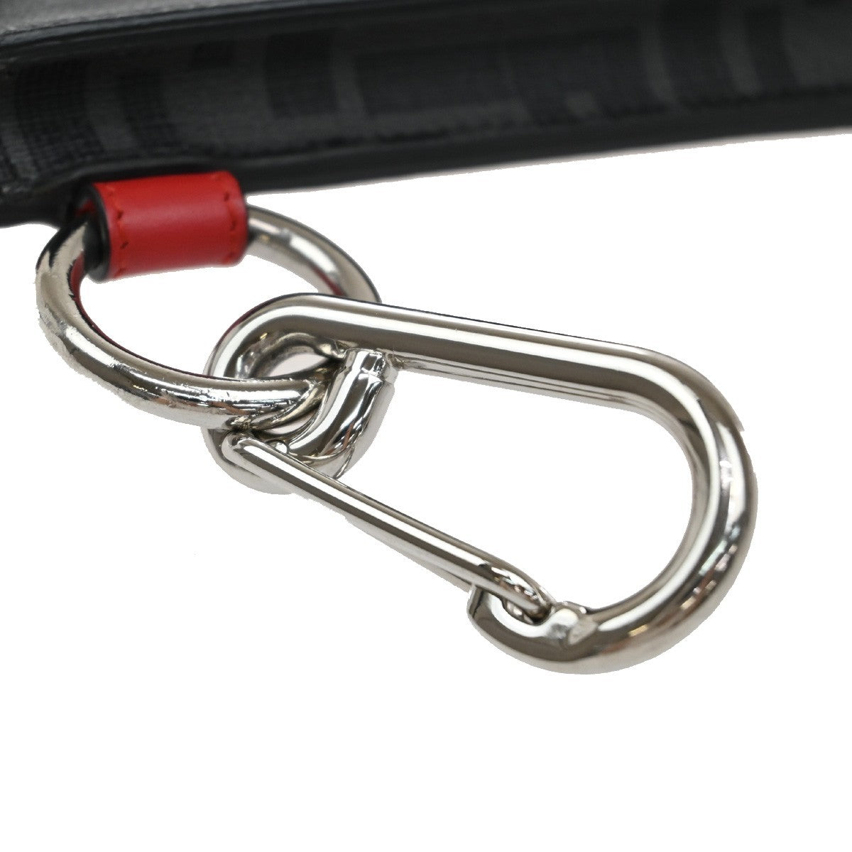 Fendi Charm Key Holder Zucca canvas