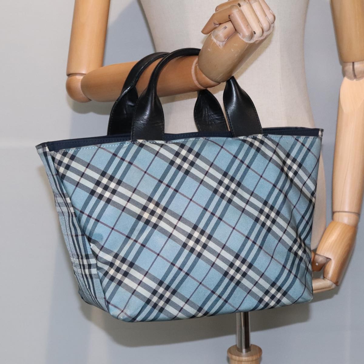 Burberry Nova Check Tote Nylon