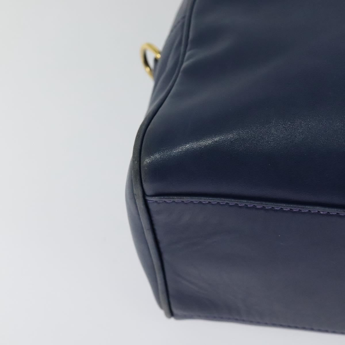 Celine Circle Logo Handbag Leather