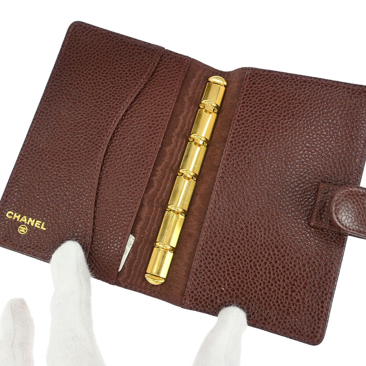 Chanel CC Bifold Wallet Quilted Caviar