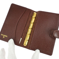 Chanel CC Bifold Wallet Quilted Caviar