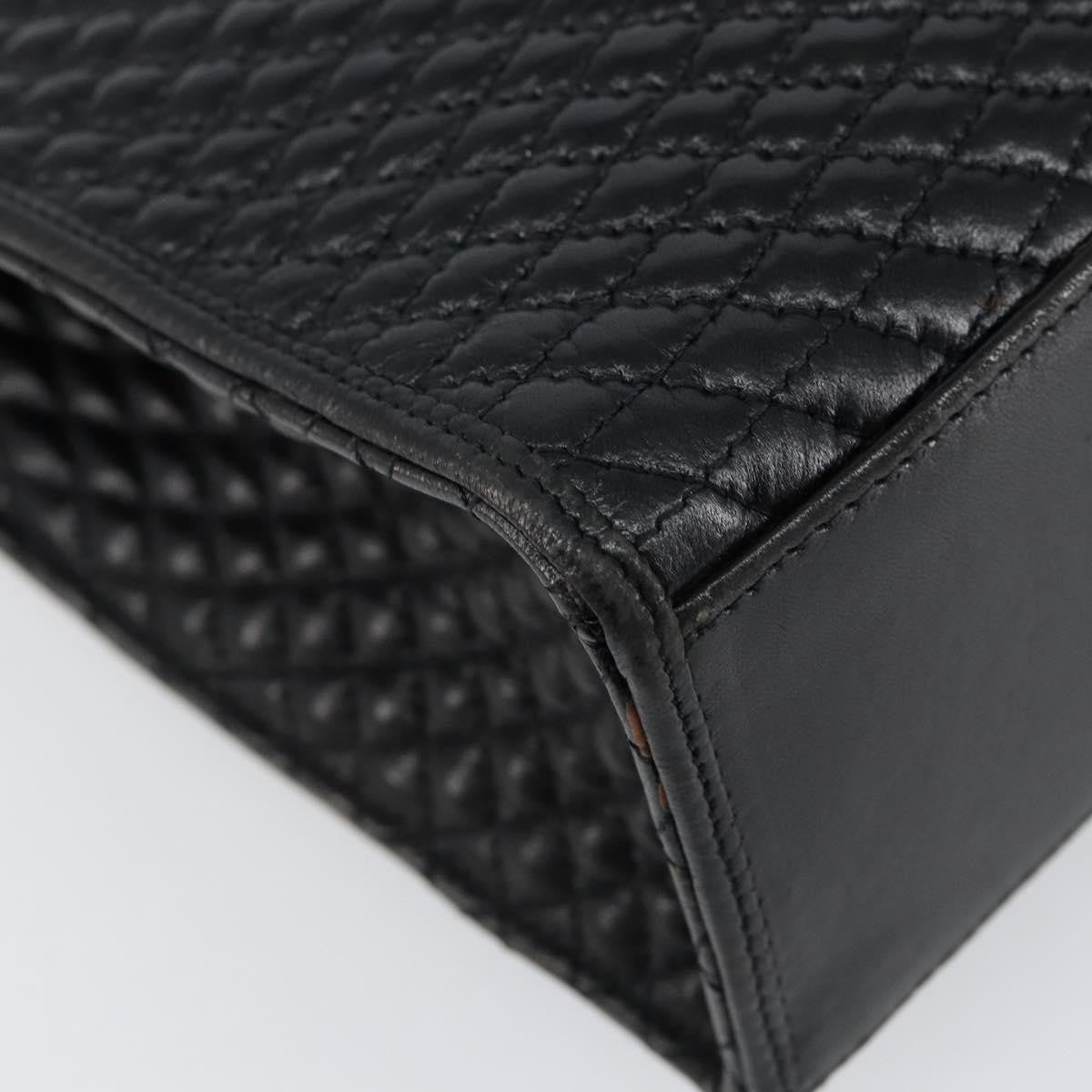 Bally Vintage Handbag Quilted Leather