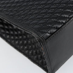 Bally Vintage Handbag Quilted Leather