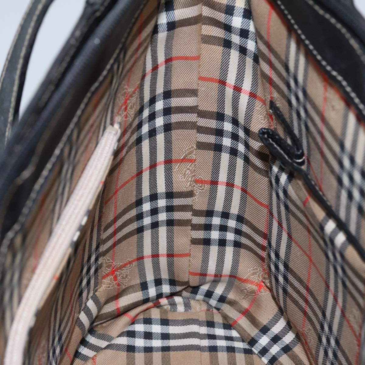 Burberry Handle Tote Leather