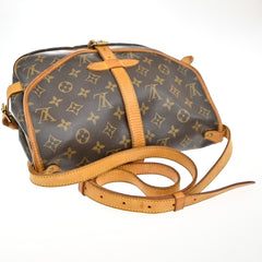 Louis Vuitton Saumur Handbag Monogram Canvas