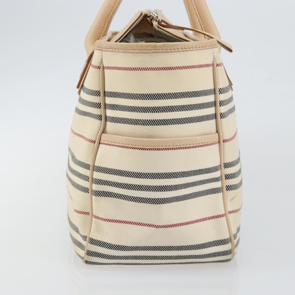 Burberry Nova Check Tote Canvas and Leather