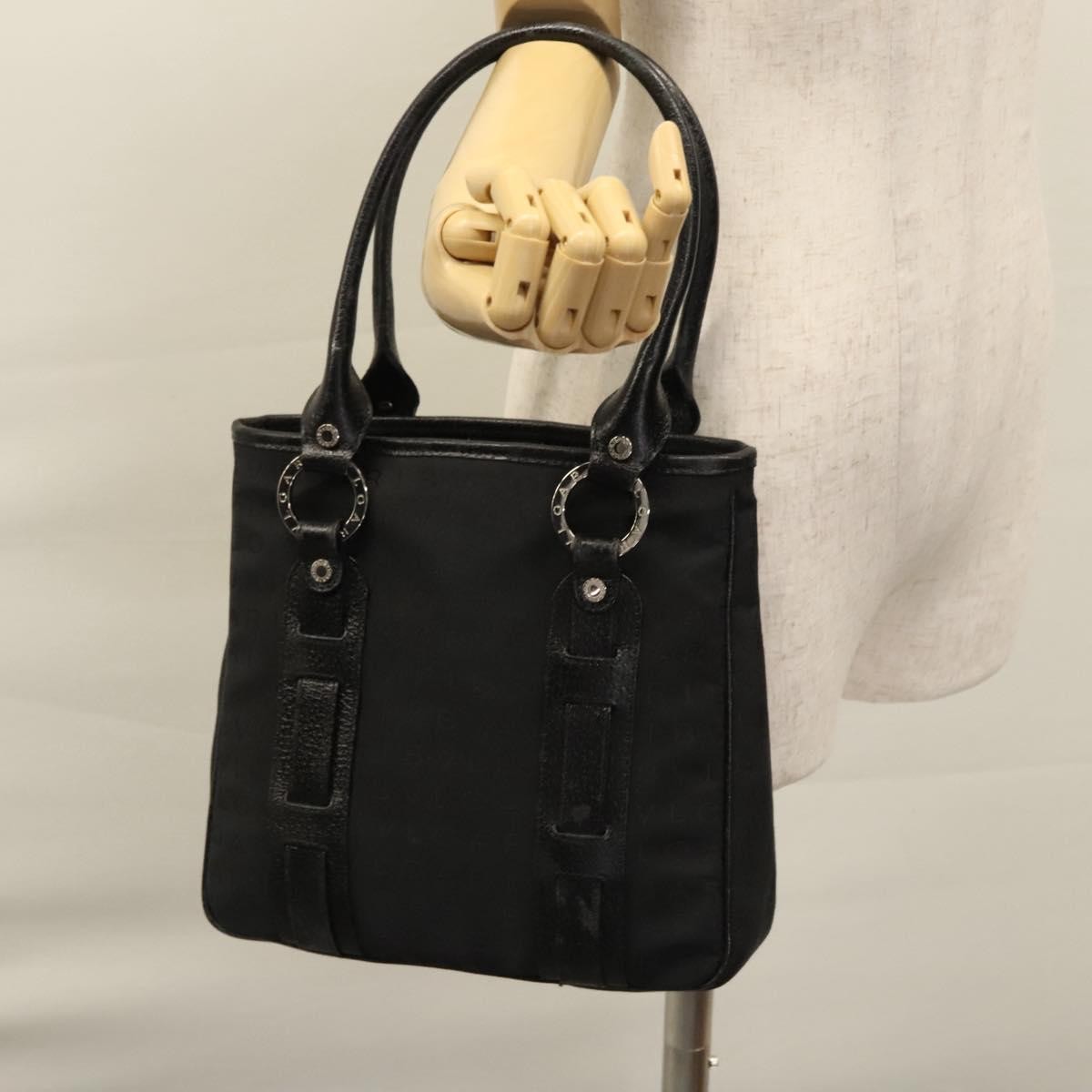 Bvlgari B.Zero1 Logomania Bag Canvas with Leather