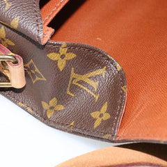 Louis Vuitton Cartouchiere Handbag Monogram Canvas