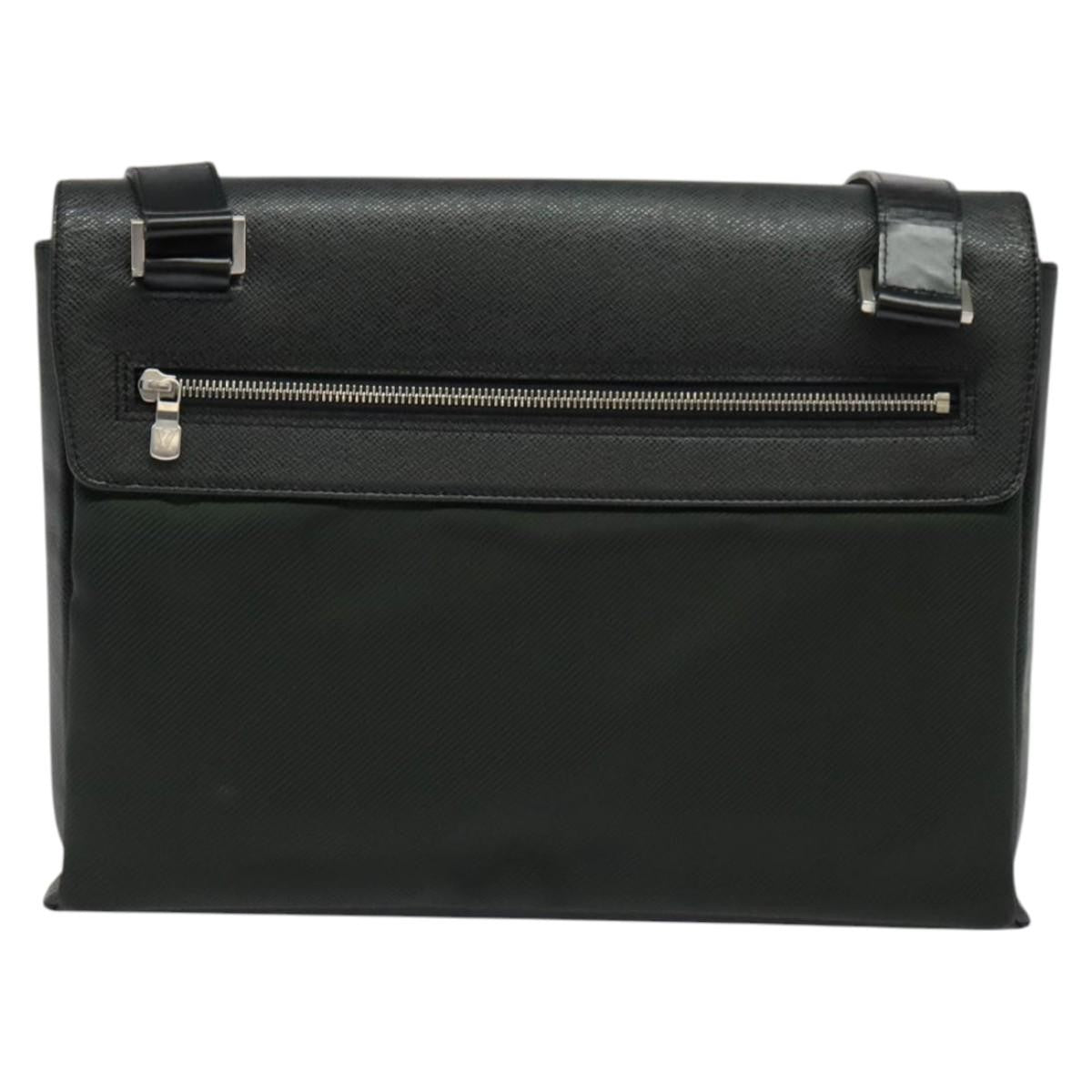 Louis Vuitton Saratov Messenger Bag Taiga Leather and Canvas