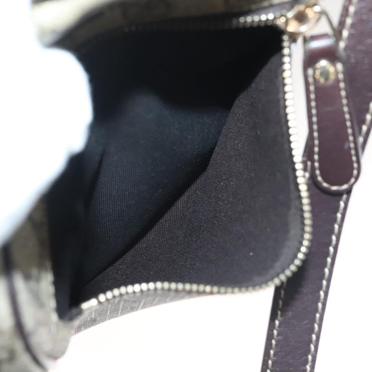 Gucci Front Zip Messenger GG Coated Canvas