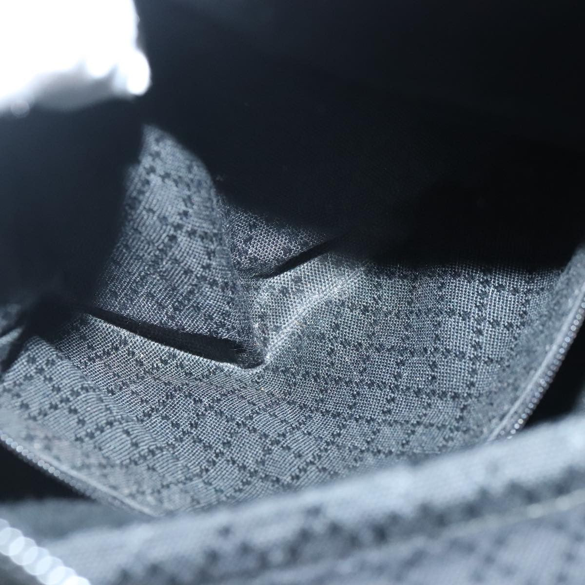 Gucci Bamboo Zip Pouch Nylon & Leather