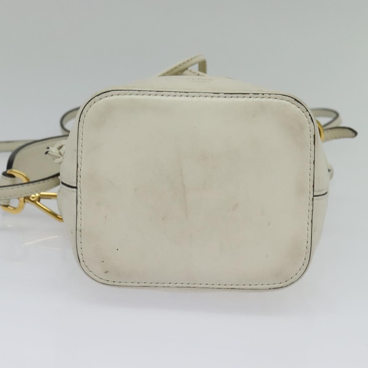 Fendi FF Logo Mon Tresor Bucket Bag Canvas