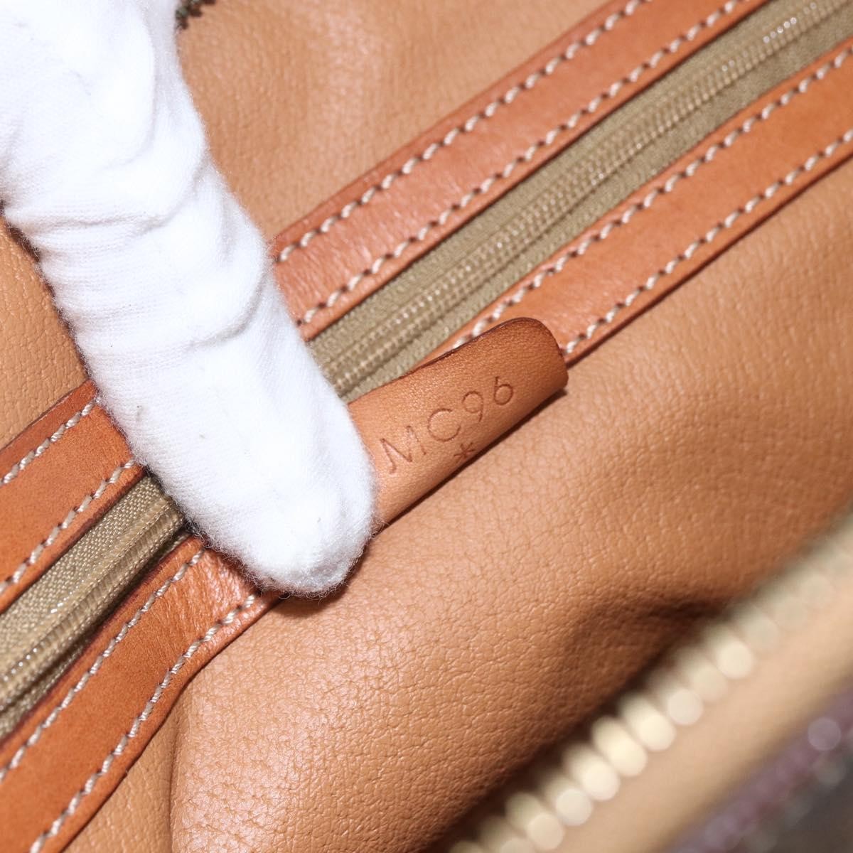 Celine Vintage Macadam Handbag Canvas and Leather