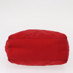 Prada Chain Shoulder Bag Quilted Tessuto