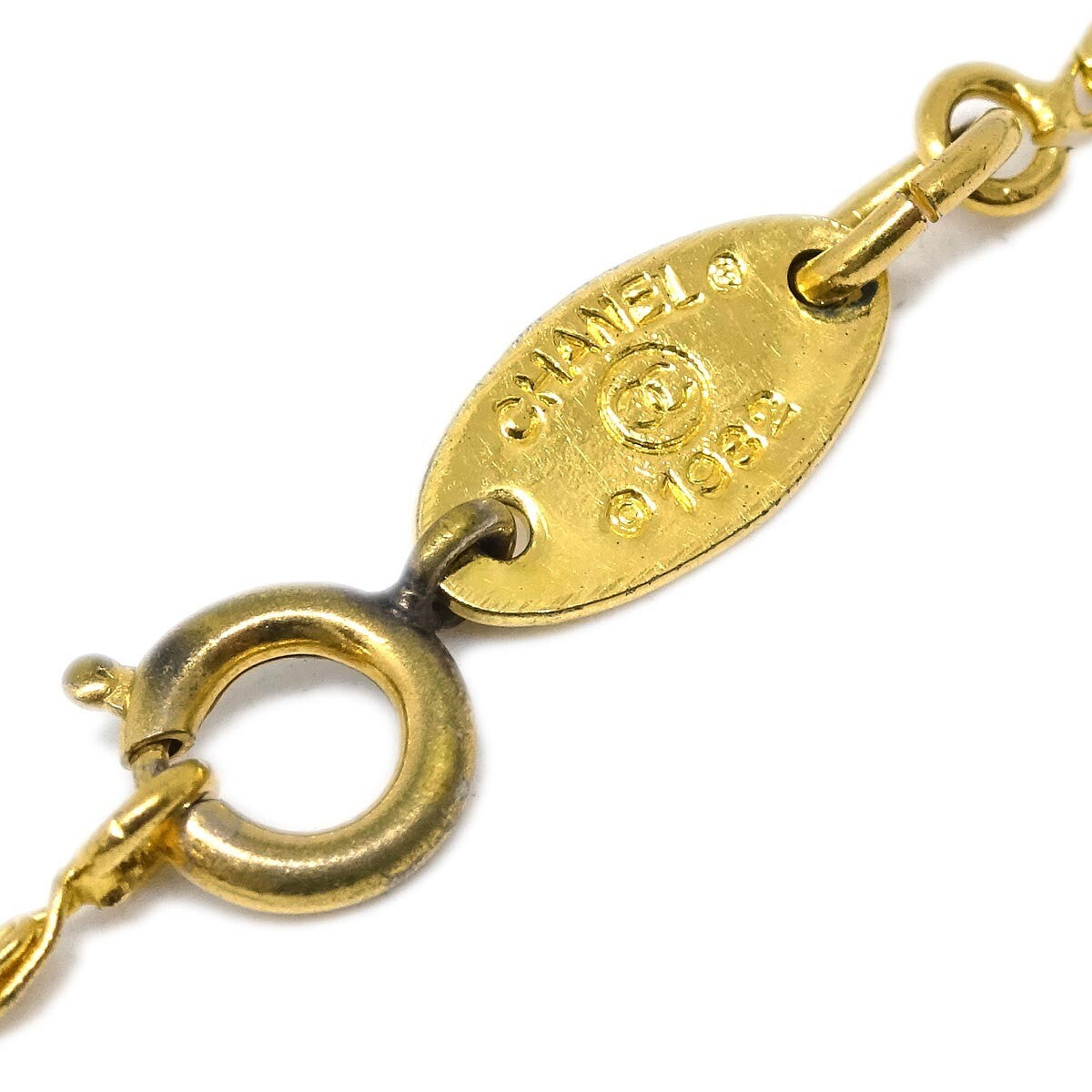 Chanel CC Pendant Necklace Metal