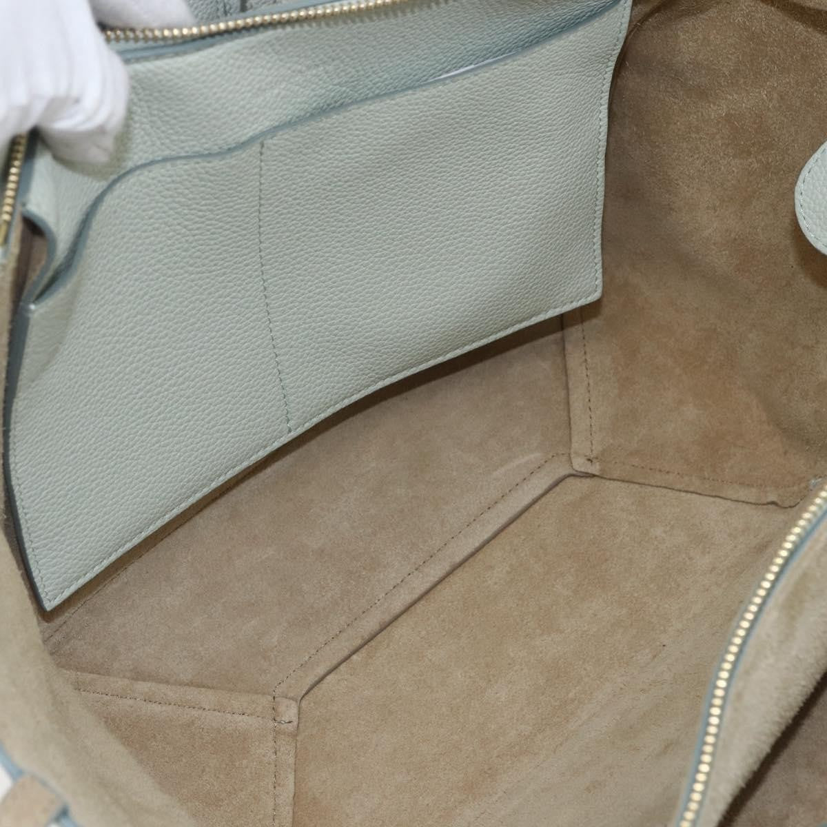 Celine Tri-Fold Shoulder Bag Grained Calfskin