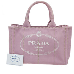 Prada Canapa Open Tote Canvas
